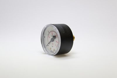 Manometer (Ø 40 mm) 0 - 10  bar, 1/8“ horizontal, unfilled